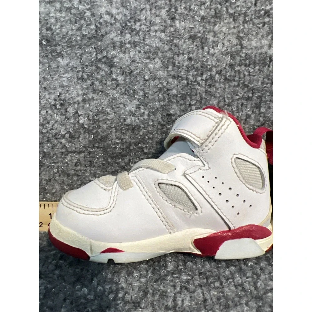 Nike Air Jordan Flight Club '91 TD Toddler Shoes Size 4C White Red